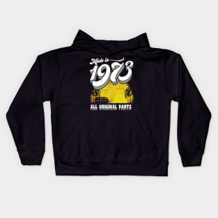 Made in 1973 All Original Parts Kids Hoodie